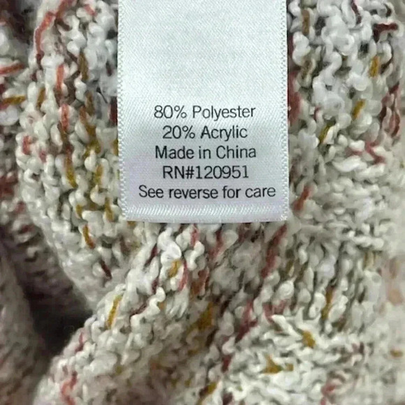 SO Good for Life Cropped Sweater Womens Med Pullover Long Sleeve Chunky Knitted - Picture 4 of 8